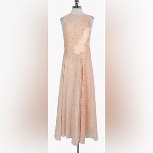 Lovely romantic Rebecca Taylor dress with lace and silk, lots of movement